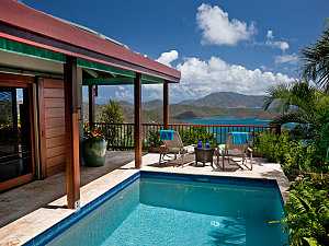 Pool with a View - Mooncottages.com Luxury Caribbean Getaway Villas for Couples