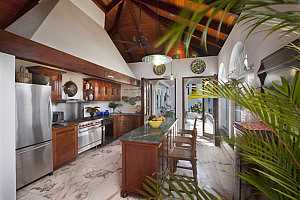 Villa Solemare Chefs Kitchen - Mooncottages.com Luxury Caribbean Villas for Couples
